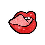 sexy lips cartoon N17