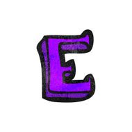 cartoon letter e N22