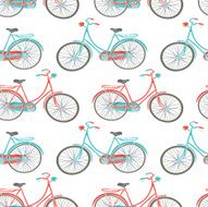 bicycles seamless pattern N4
