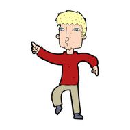 cartoon dancing man N96