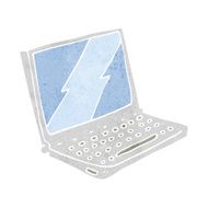 Cartoon Laptop Computer N34