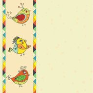 background with bird parrot N15