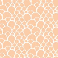 Seamless pattern with abstract stylized hand drawn scale texture N11