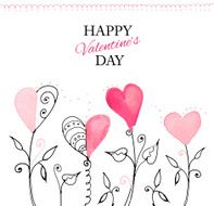 Postcard for Valentine&#039;s day N2