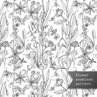 Seamless pattern with flowers N9