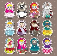 cartoon Russian stickers