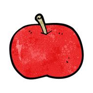 cartoon shiny apple N15