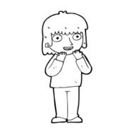 cartoon excited person N14