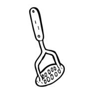 cartoon potato masher N29