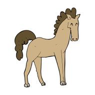 Cartoon Horse N112