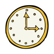 cartoon clock symbol N11