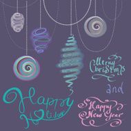 Elegant Christmas background in vector