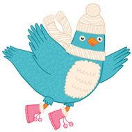 Cute Christmas bird N6