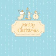 Xmas objects card