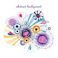 Abstract background doodle pattern N85