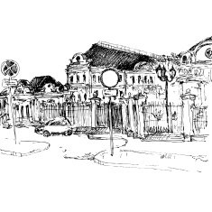 urban sketch N24