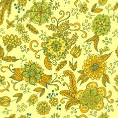 Vector seamless floral pattern N177