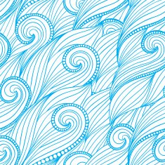 Vector Seamless Pattern of Wave N5