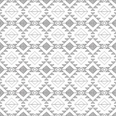 Original drawing tribal doddle rhombus background