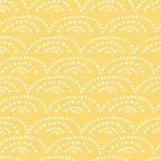 yellow hand drawn seamless pattern