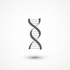 Hand-drawn DNA spiral icon N3