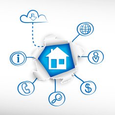 House and sketch diagrams Doodle vector illustration