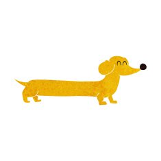 Cartoon Dachshund N20