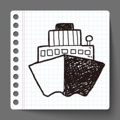 Boat doodle N92