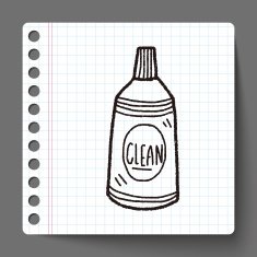 cleaner bottle doodle N51