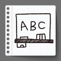doodle blackboard N14