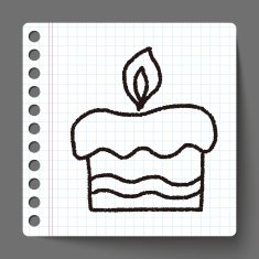 doodle cake N216
