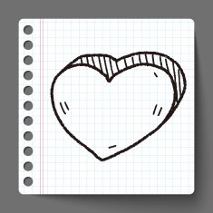 heart like doodle N20