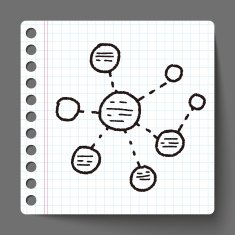 infographic chart doodle drawing N354