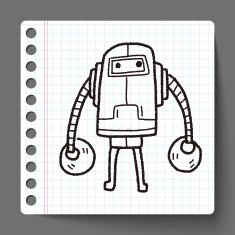 robot doodle N738