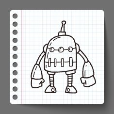 robot doodle N739