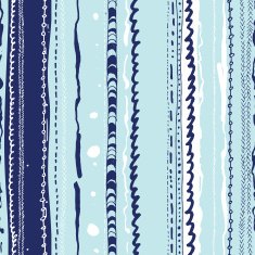 Vector seamless doodle lines pattern N8