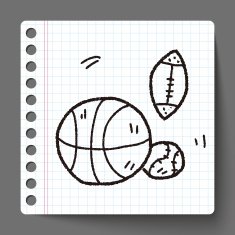 sport ball doodle N5