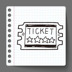 ticket doodle N25