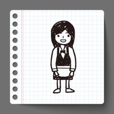 waitress doodle N13