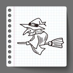 witch doodle N12