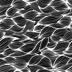 Seamless abstract hand-drawn pattern waves background N25