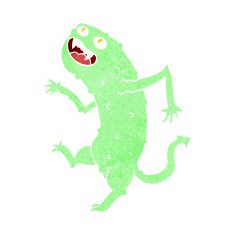 Cartoon monster N219