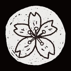 Cherry blossoms doodle N6