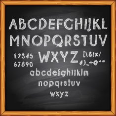 Lettering blackboard