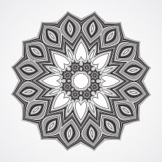 Ethnic Fractal Mandala N4