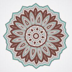 Ethnic Fractal Mandala N5
