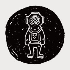 diver doodle N15