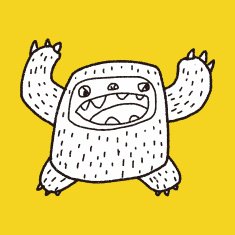 monster doodle N119