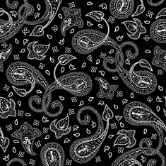 Oriental seamless paisley pattern