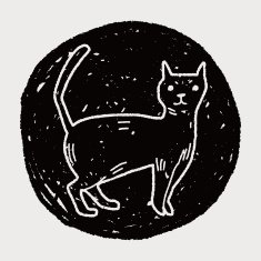 cat doodle N18